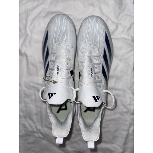 Adidas SM Adizero Electric Football Cleats White Navy Men Size 16 NWOB main image 5